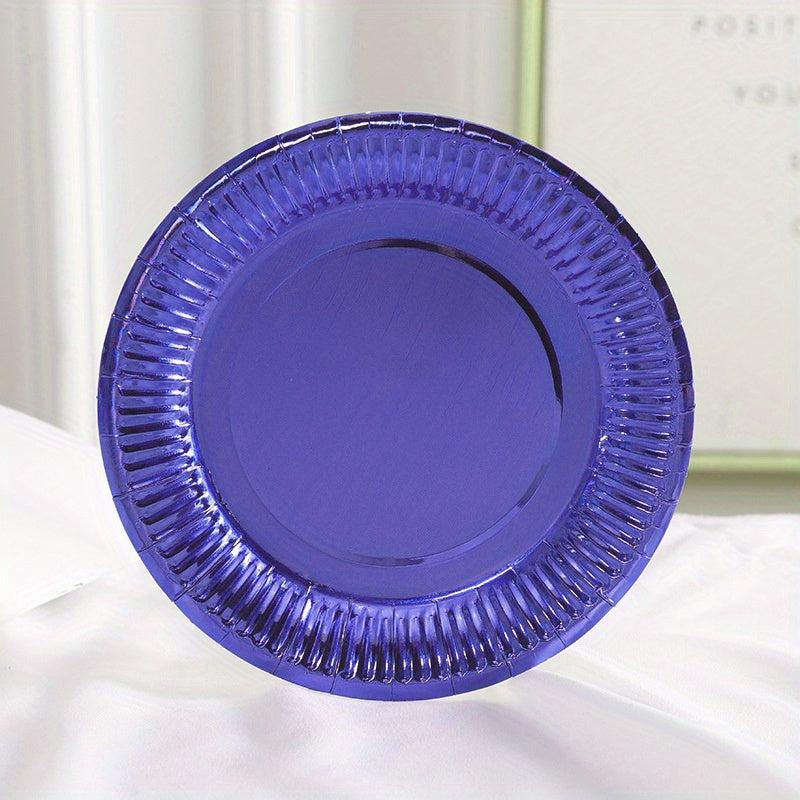 10pcs Summer Party Dinner Plates 4.7in Disposable Party Supplies