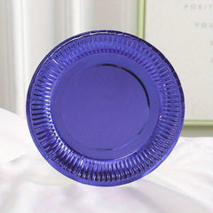 10pcs Summer Party Dinner Plates 4.7in Disposable Party Supplies