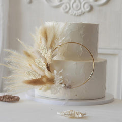 Boho Dried Flower Cake Topper Party Wedding Cake Topper