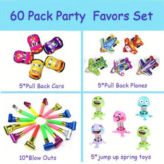 60pcs Party Favors Toy For Kids Toys Classroom Rewards Carnival Prizes
