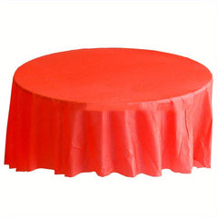 1pc Disposable Round Table Cloth Party Supplies PEVA Plastic Home Dustproof