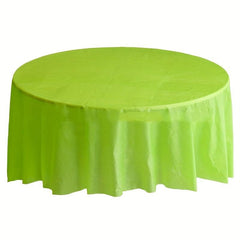 1pc Disposable Round Table Cloth Party Supplies PEVA Plastic Home Dustproof