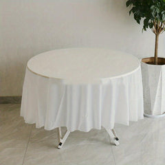 1pc Disposable Round Table Cloth Party Supplies PEVA Plastic Home Dustproof