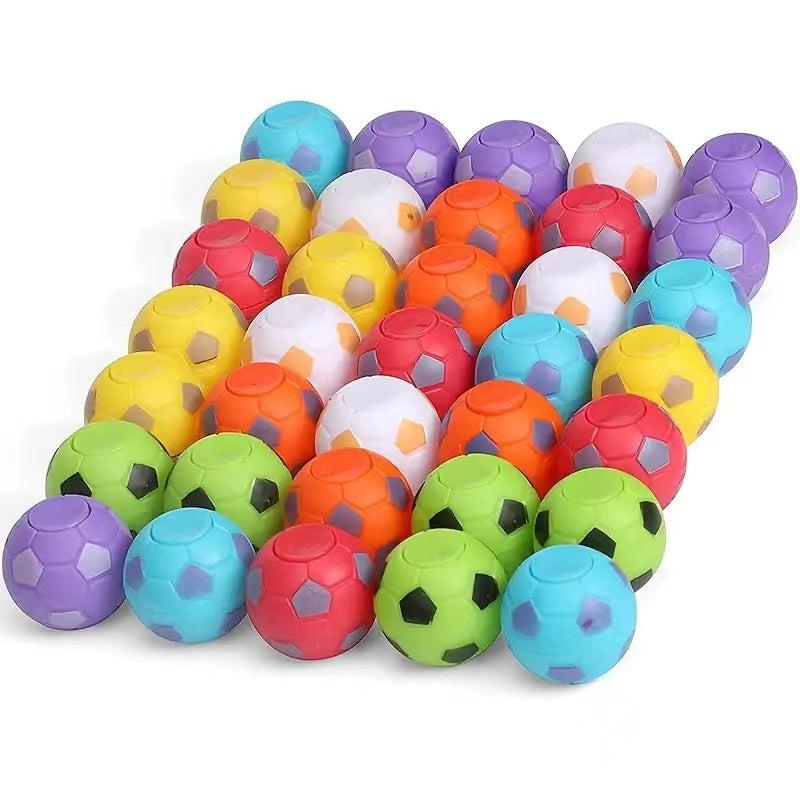 10pcs Soccer Fidget Spinner Balls Party Favors All Ages