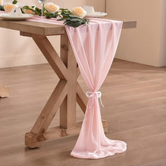 Chiffon Table Runner 71 12cmx299 Romantic Wedding Runner Tablecloth Home Decor