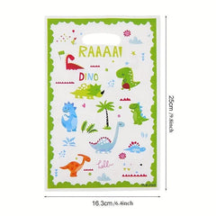 10pcs Dinosaur Gift Bag Kids Birthday Party Supplies