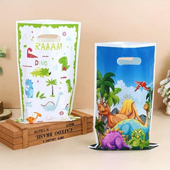 10pcs Dinosaur Gift Bag Kids Birthday Party Supplies