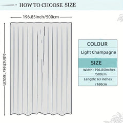 Champagne Chiffon Fabric 500x160x2cm for Wedding Decor