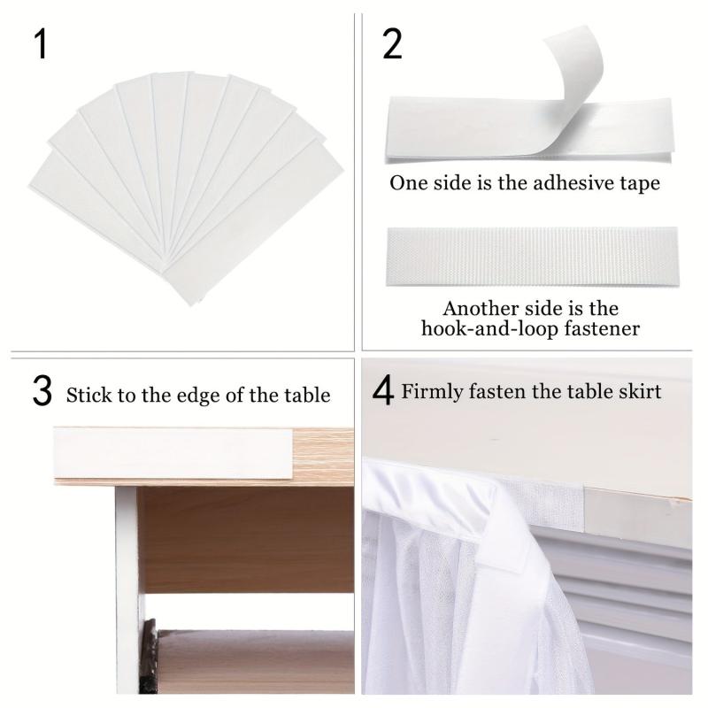 Gauze Table Skirt Kitchen Table Skirt Party Wedding Decoration