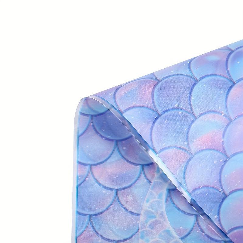 20pcs Mermaid Scale Party Tie Gift Bags Candy Cookie Party Supplies