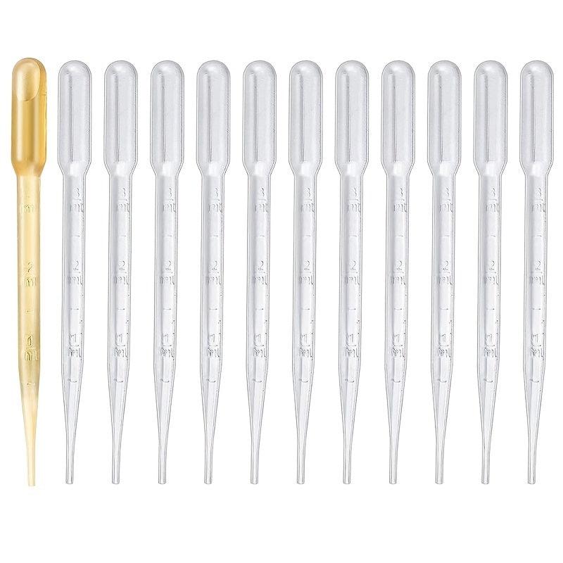 10 Pcs 3ml Graduated Plastic Pipettes Transfer Pipettes