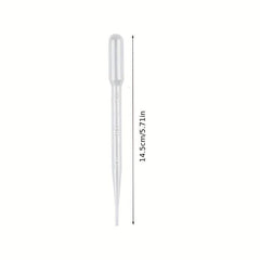 10 Pcs 3ml Graduated Plastic Pipettes Transfer Pipettes