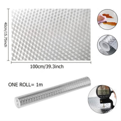 Waterproof Kitchen Stickers- High Temp Resistant Self Adhesive Backsplash Liner
