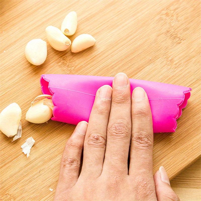Silicone Garlic Roller Peeler Household Rub Garlic Peeler Manual