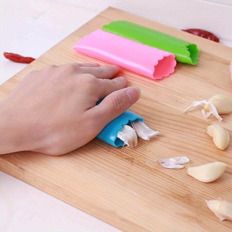 Silicone Garlic Roller Peeler Household Rub Garlic Peeler Manual