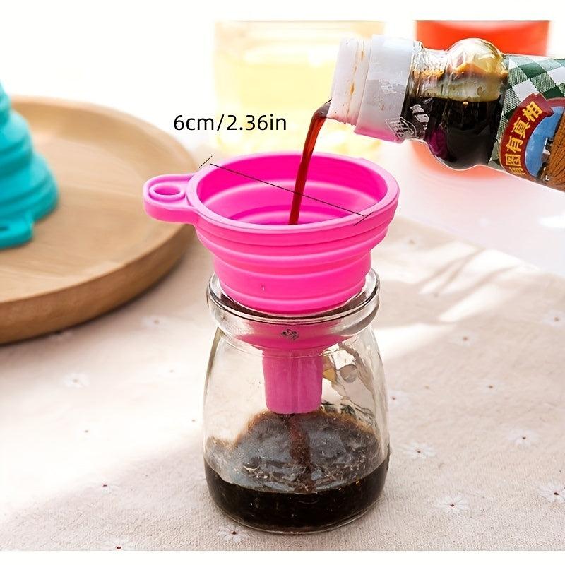Collapsible Mini Funnel for Water Liquid and Portable Wine Funnel