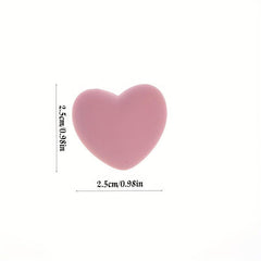 5pcs Heart Shaped Refrigerator Magnets Morandi Love Heart Stickers