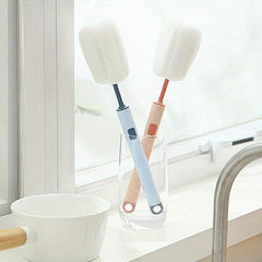 Detachable Sponge Cup Brush Long Handle Cleaning Brush