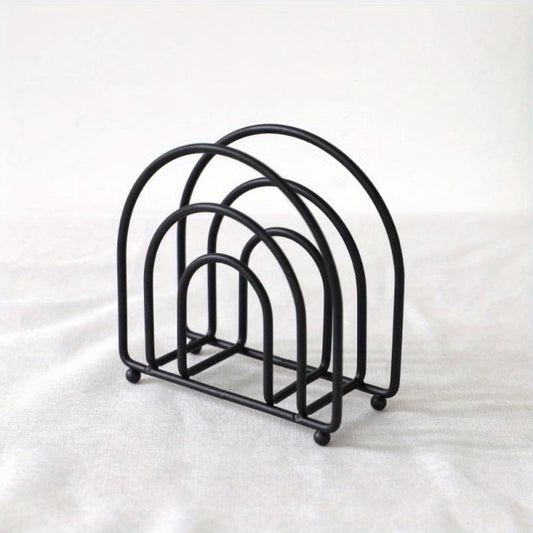 Metal Napkin Holder Vertical Dining Table Paper Clip
