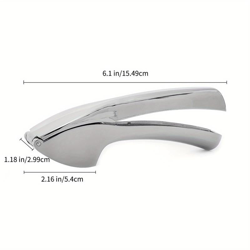 Ergonomic Garlic Press for Easy Garlic Mincing