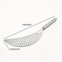 2pcs Stainless Steel Pot Strainer Hand Held Drainer for Noodles Pasta Veggies