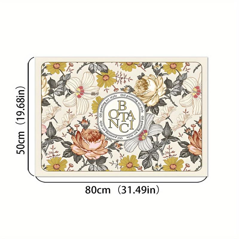 Absorbent Dish Drying Pad Soft Diatom Mud Drain Mat