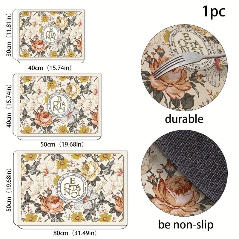 Absorbent Dish Drying Pad Soft Diatom Mud Drain Mat