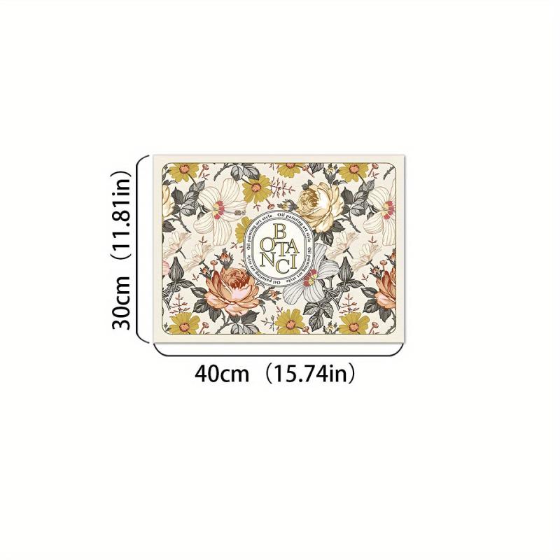 Absorbent Dish Drying Pad Soft Diatom Mud Drain Mat