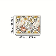 Absorbent Dish Drying Pad Soft Diatom Mud Drain Mat