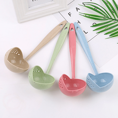 2 in 1 Skimmer Spoon With Filter Strainer Long Handled Cooking Colander
