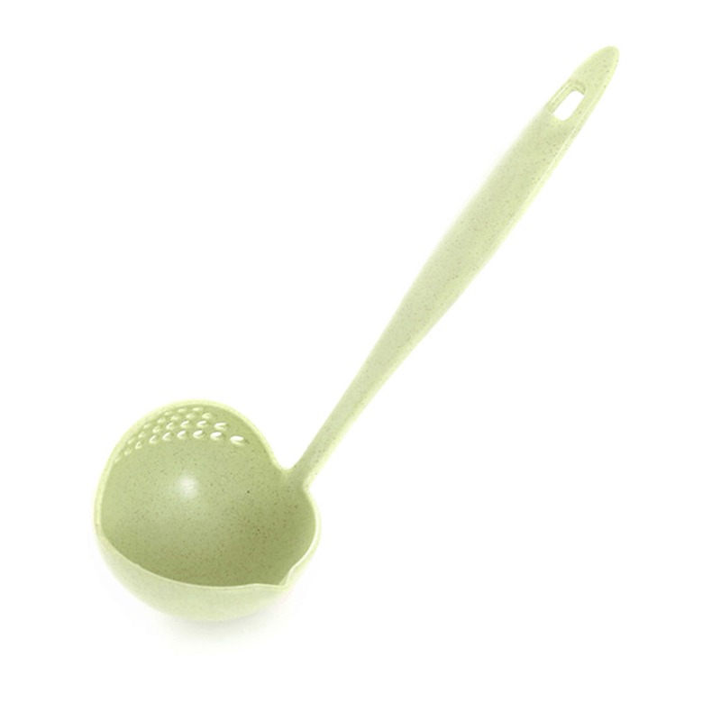 2 in 1 Skimmer Spoon With Filter Strainer Long Handled Cooking Colander