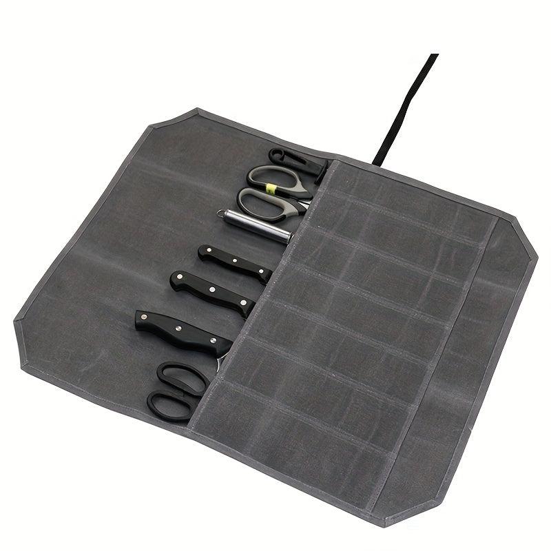 Outdoor Retro Over Wax Canvas Chef Storage Roll Bag