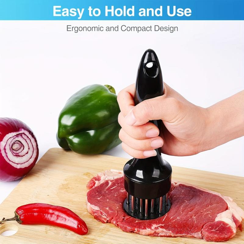 Stainless Steel Meat Tenderizer 16 Pins Fast Loose Meat Needle