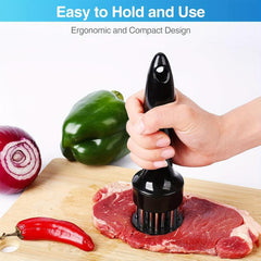 Stainless Steel Meat Tenderizer 16 Pins Fast Loose Meat Needle