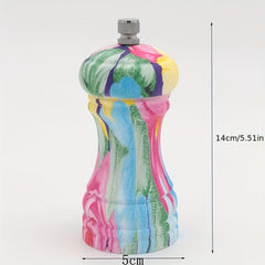 Colorful Acrylic Spice Grinder Manual Pepper Mill Spice Crusher