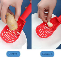 Kitchen Gadget Slotted Spoon Mixing Spoons Strainer Ginger Grater Garlic Gri