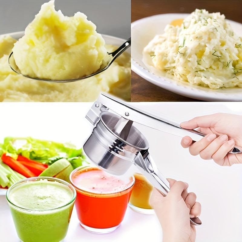 3in1 Potato Ricer Press Masher Stainless Steel Non Slip Handle Fruit Masher