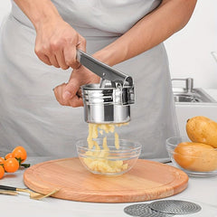 3in1 Potato Ricer Press Masher Stainless Steel Non Slip Handle Fruit Masher