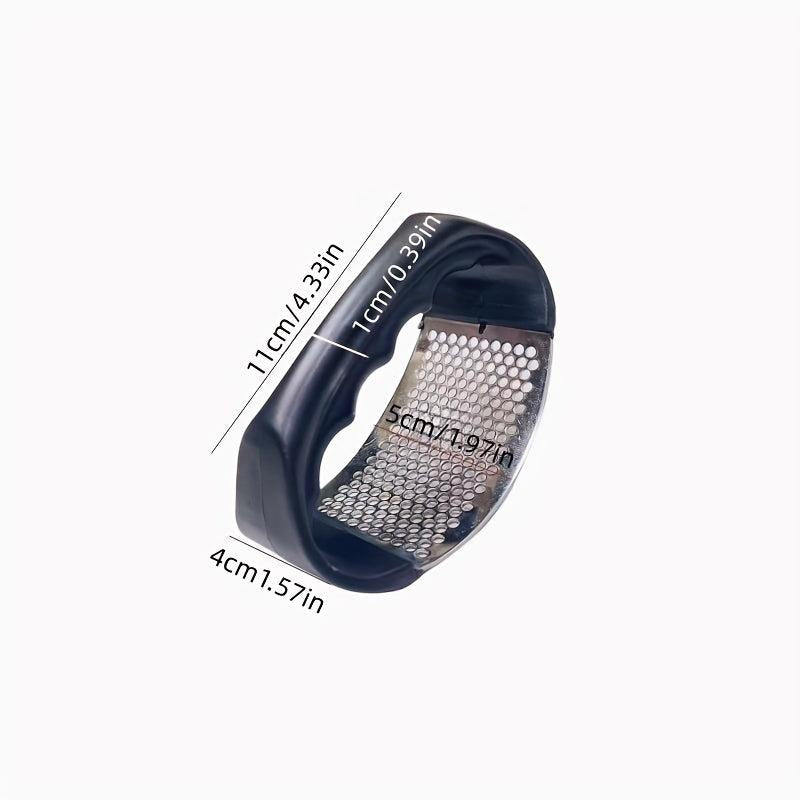 2pcs Stainless Steel Garlic Press Rocker Metal Garlic Mincer Washable Crusher