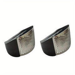 2pcs Stainless Steel Garlic Press Rocker Metal Garlic Mincer Washable Crusher