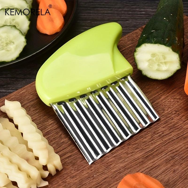 Stainless Steel Wavy French Fry Cutter