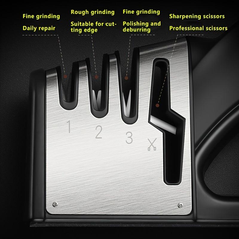 Handheld 4-in-1 Quick Sharpening Tool for Kitchen