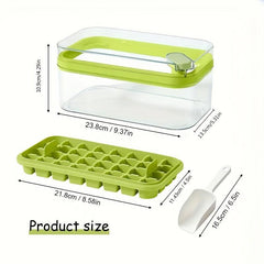 Ice Cube Mold Freezer Ice Tray With Lid And Ice Box