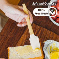 2-In-1 Silicone Spatula & Can Opener for Baking, Cooking, Heat Resistant