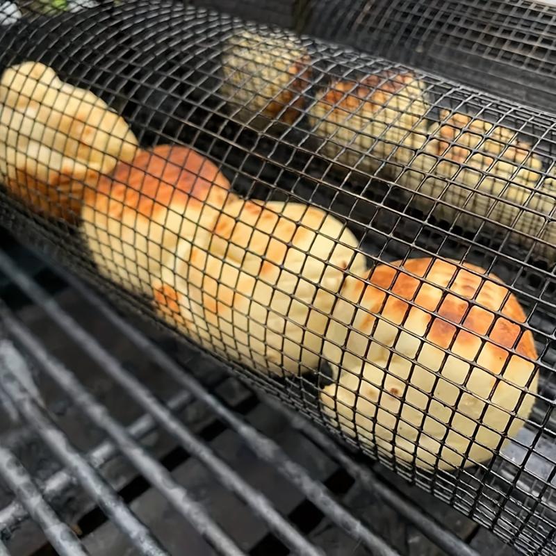 Stainless Steel Portable BBQ Grill Net for Outdoor Camping