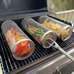 Stainless Steel Portable BBQ Grill Net for Outdoor Camping
