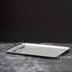 Stainless Steel Square Tray Deep/Shallow Perforated 304 Material