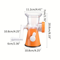 Manual Food Processor with Vegetable Chopper & Meat Grinder