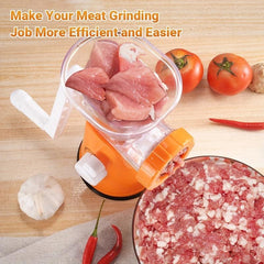 Manual Food Processor with Vegetable Chopper & Meat Grinder