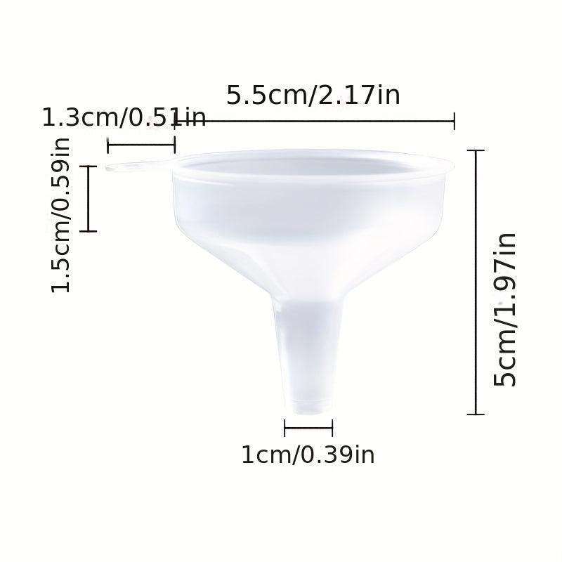 1pc Mini Funnel Multifunctional Transparent Heat Resistant Funnel